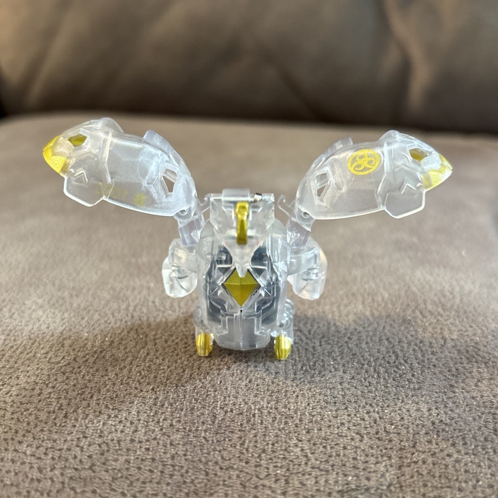 Bakugan Haos Lumagrowl Translucent Clear Gold B 1000 G-Power 20505FWS Toy Figure
